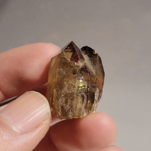 Natural Trio Kundalini Citrine Quartz Crystal - Picture 6 of 9